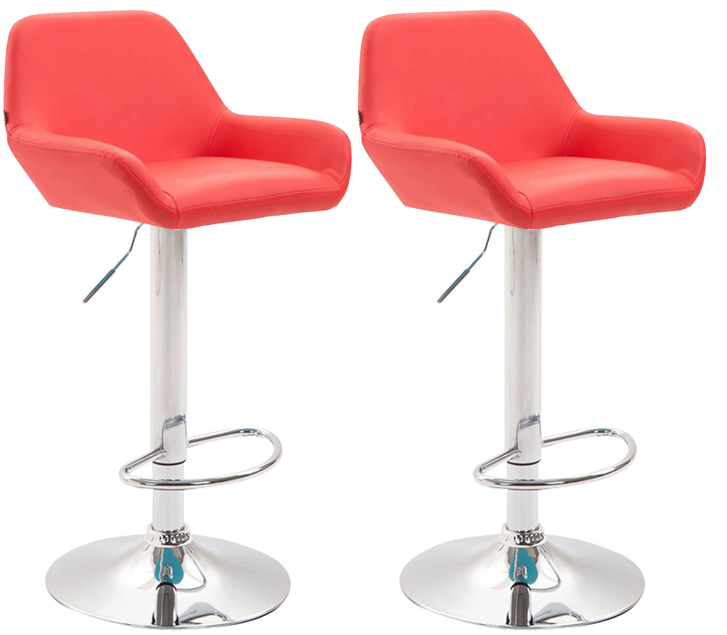 2er Set Barhocker Braga Kunstleder | homemem39