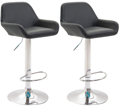 2er Set Barhocker Braga Kunstleder | homemem39