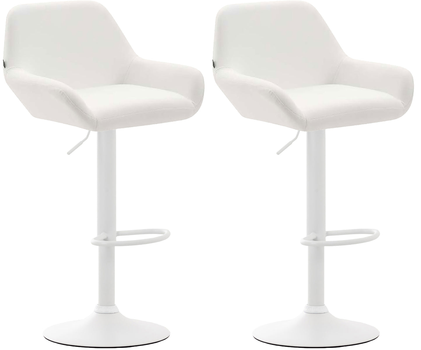 2er Set Barhocker Braga Kunstleder - homemem39