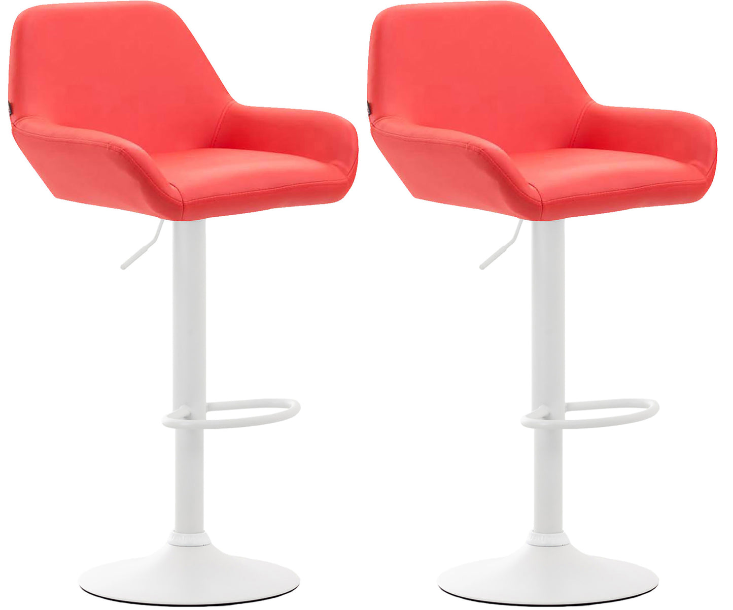 2er Set Barhocker Braga Kunstleder | homemem39