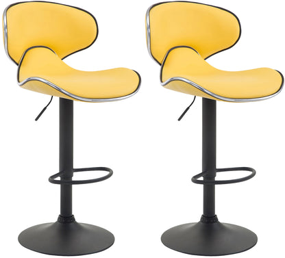 2er Set Barhocker Las Vegas Kunstleder - homemem39