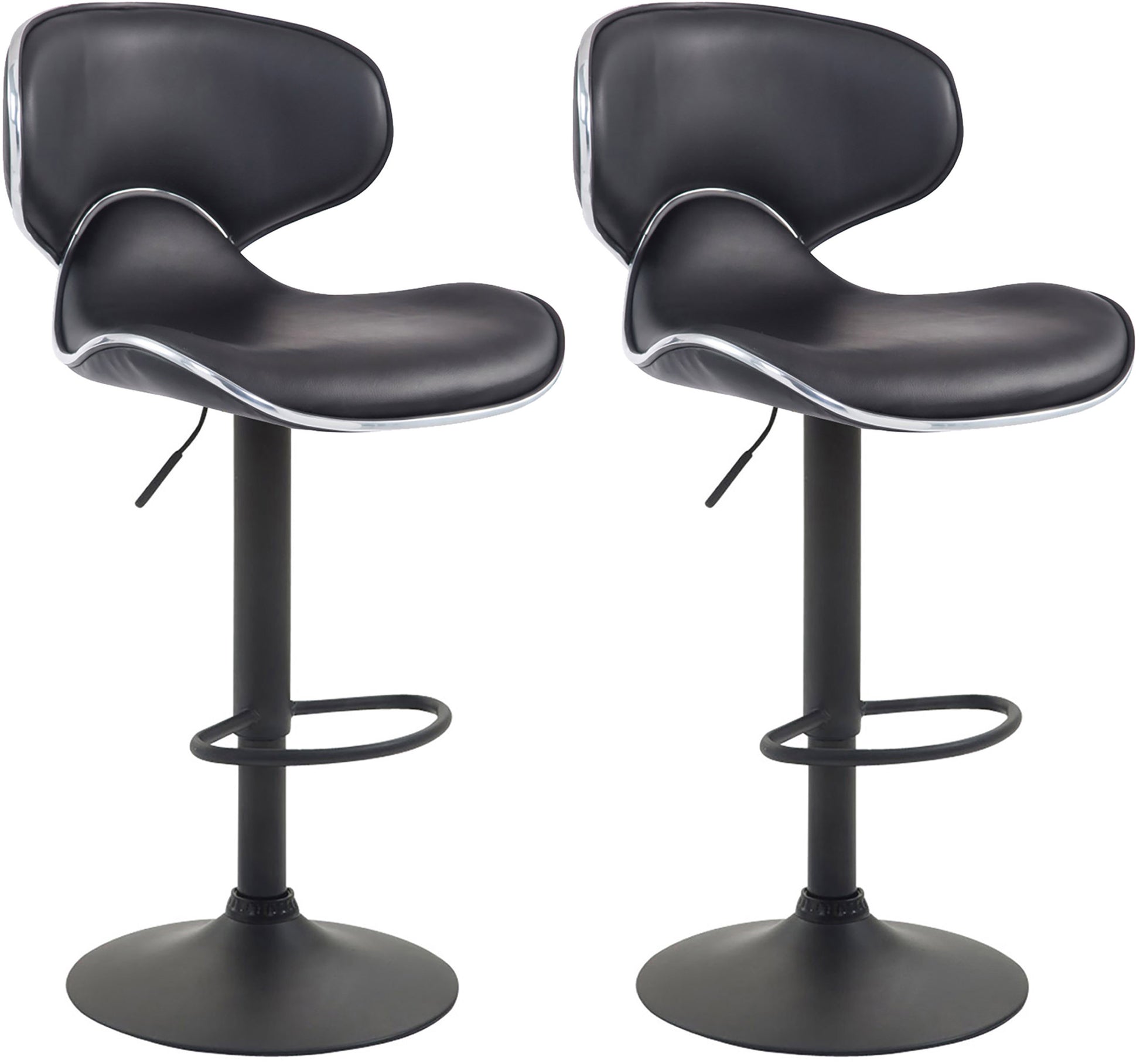 2er Set Barhocker Las Vegas Kunstleder - homemem39