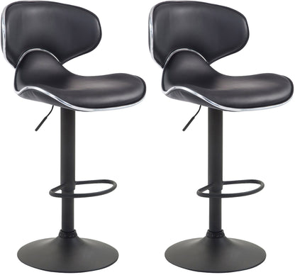 2er Set Barhocker Las Vegas Kunstleder - homemem39