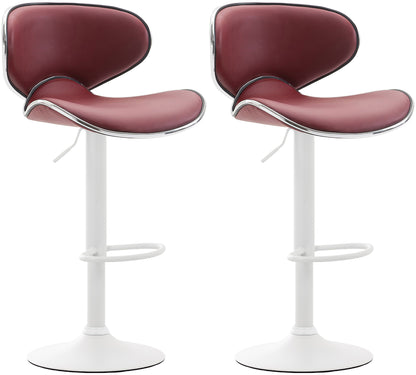 2er Set Barhocker Las Vegas Kunstleder - homemem39