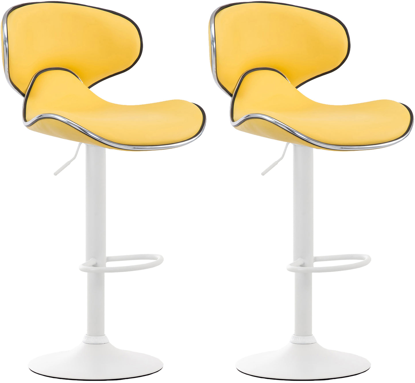 2er Set Barhocker Las Vegas Kunstleder - homemem39