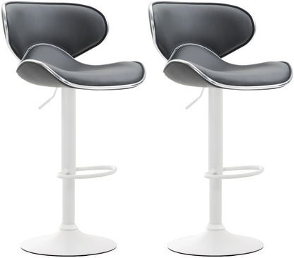 2er Set Barhocker Las Vegas Kunstleder | homemem39
