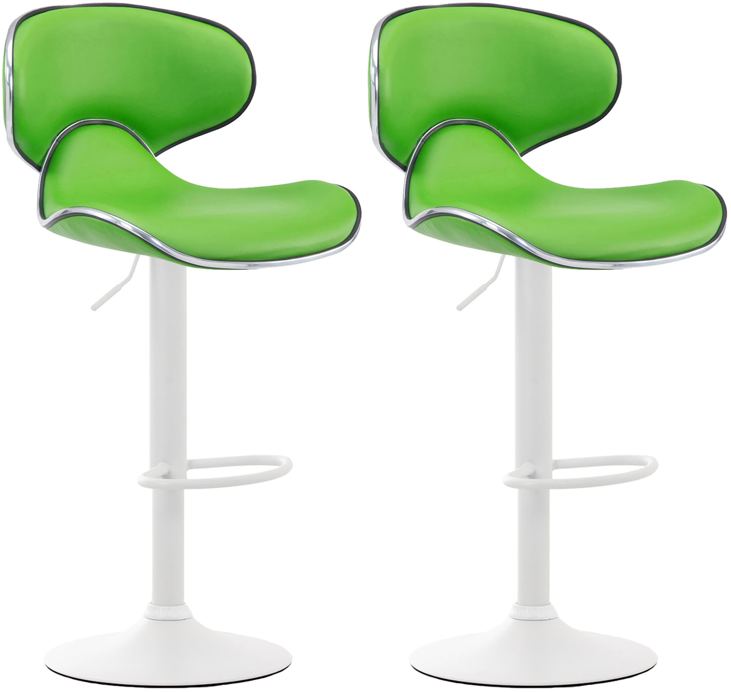 2er Set Barhocker Las Vegas Kunstleder - homemem39