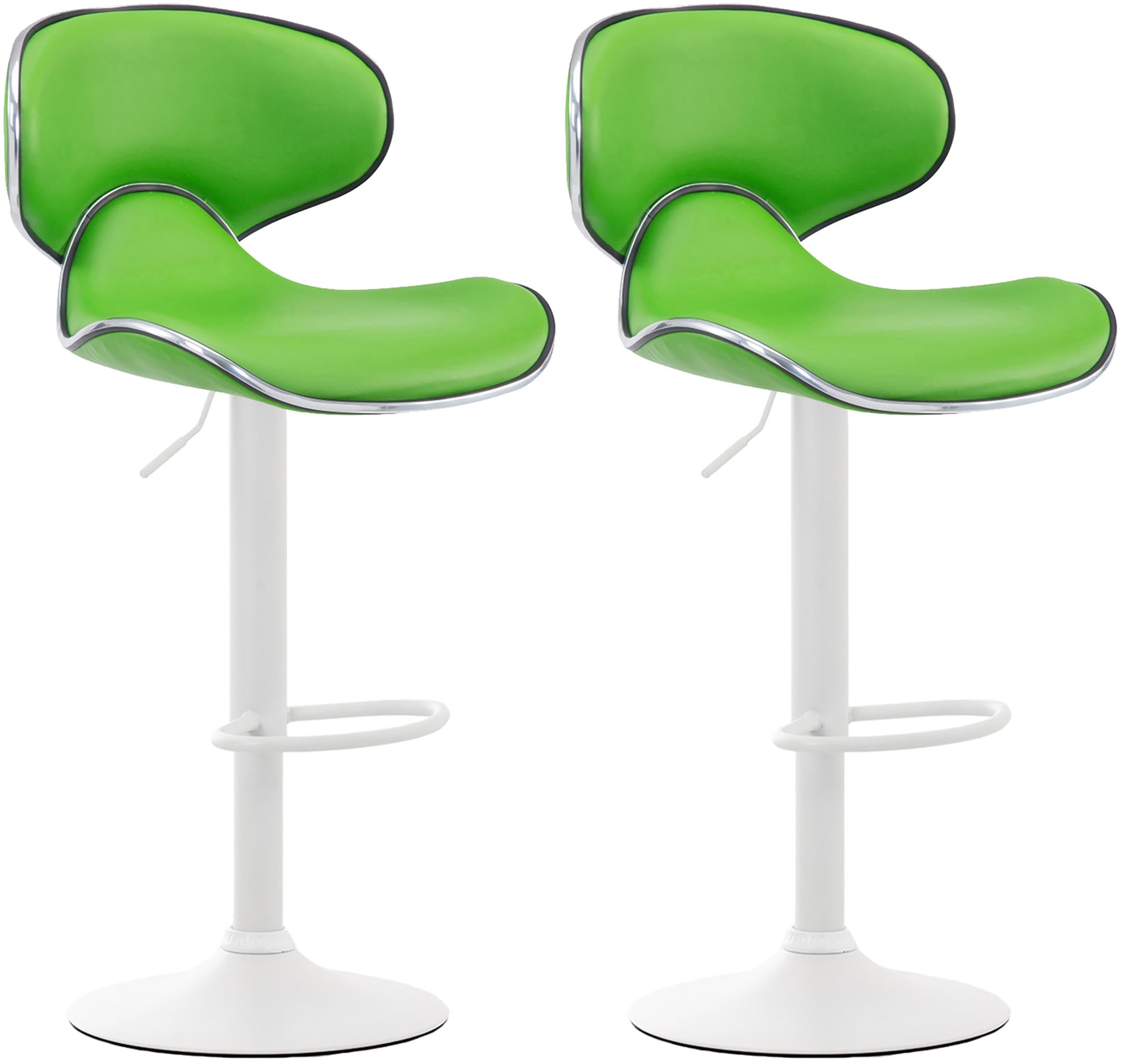 2er Set Barhocker Las Vegas Kunstleder - homemem39