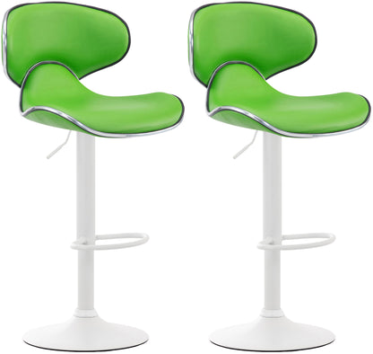 2er Set Barhocker Las Vegas Kunstleder - homemem39