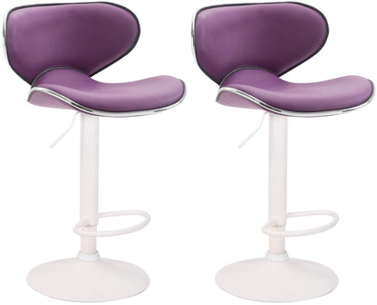 2er Set Barhocker Las Vegas Kunstleder | homemem39