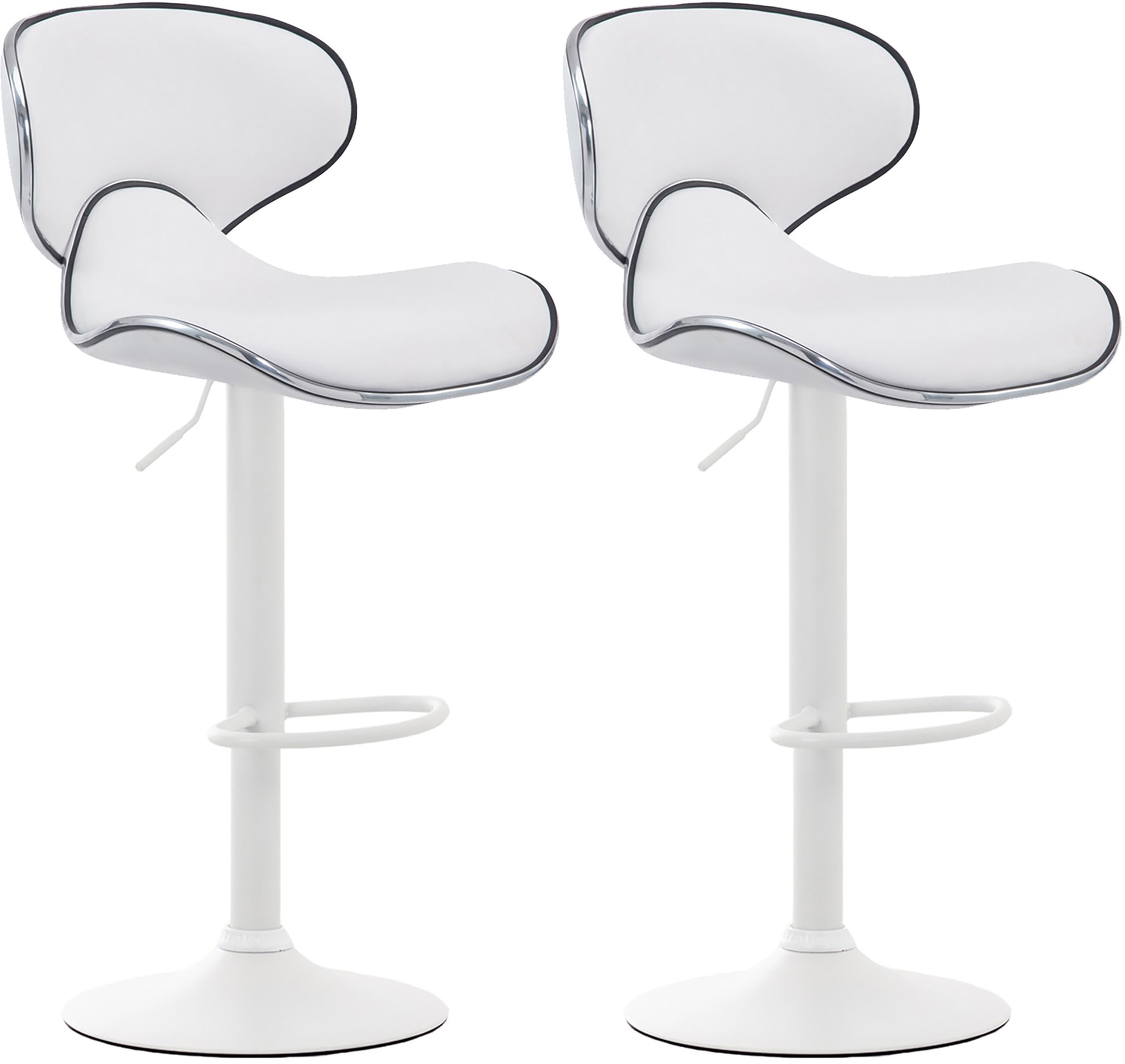 2er Set Barhocker Las Vegas Kunstleder - homemem39