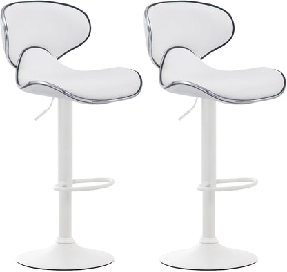 2er Set Barhocker Las Vegas Kunstleder - homemem39