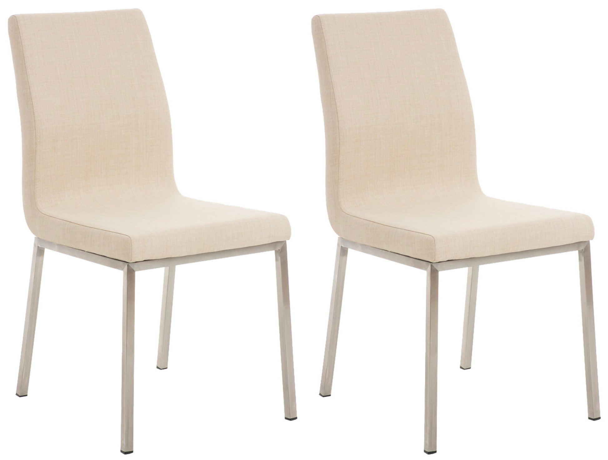 2er Set Esszimmerstühle Colmar Stoff - homemem39