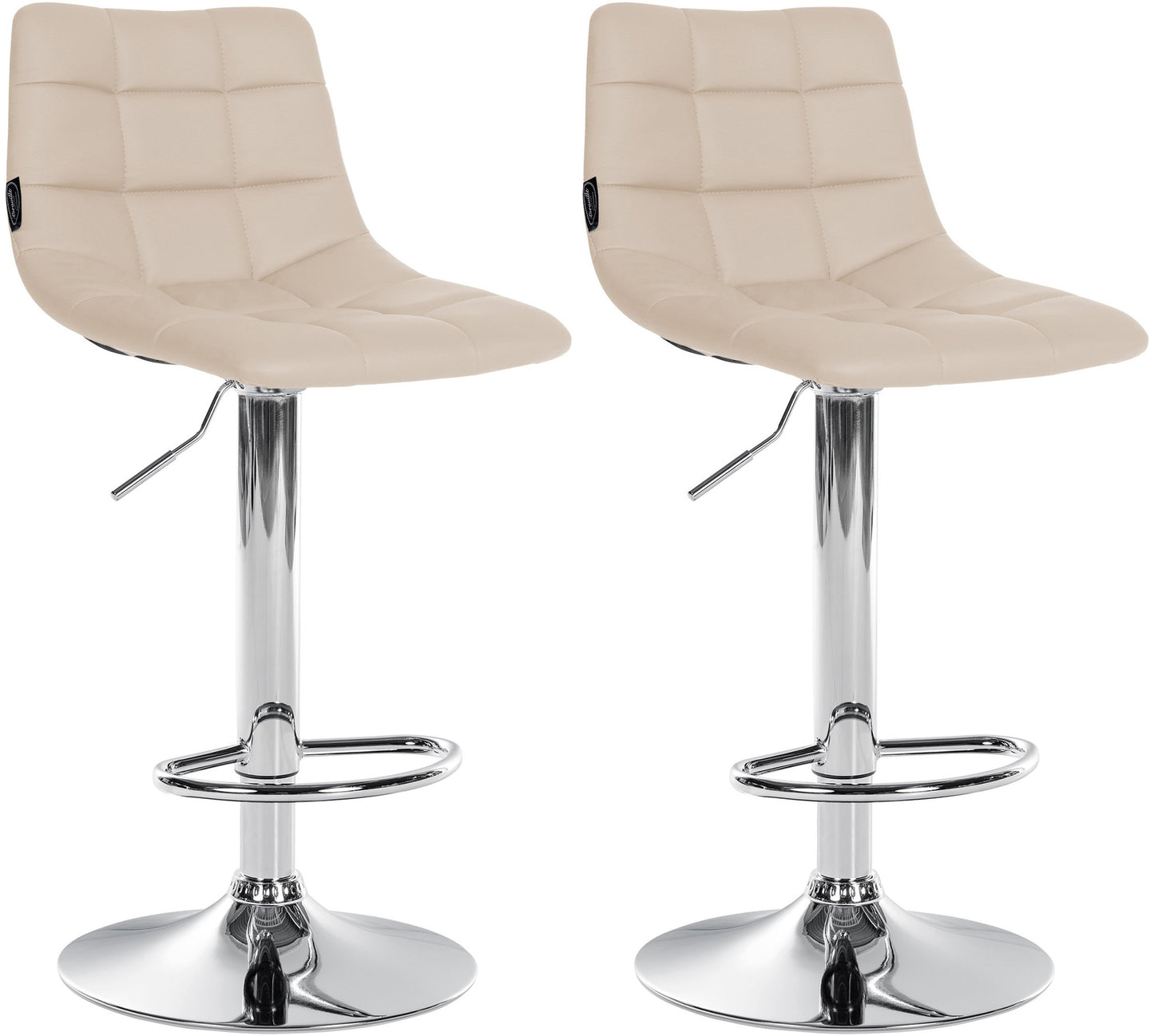 2er Set Barhocker Jerry Kunstleder - homemem39