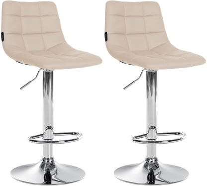 2er Set Barhocker Jerry Kunstleder - homemem39