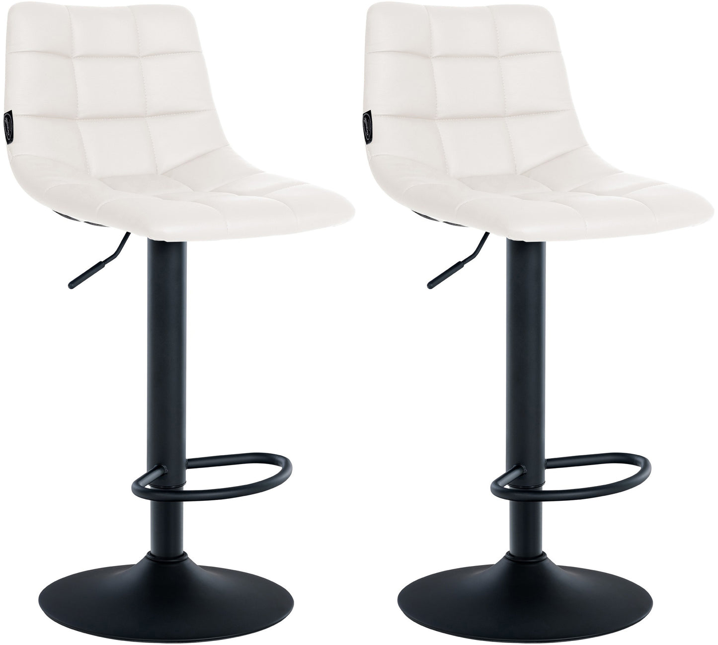 2er Set Barhocker Jerry Kunstleder - homemem39