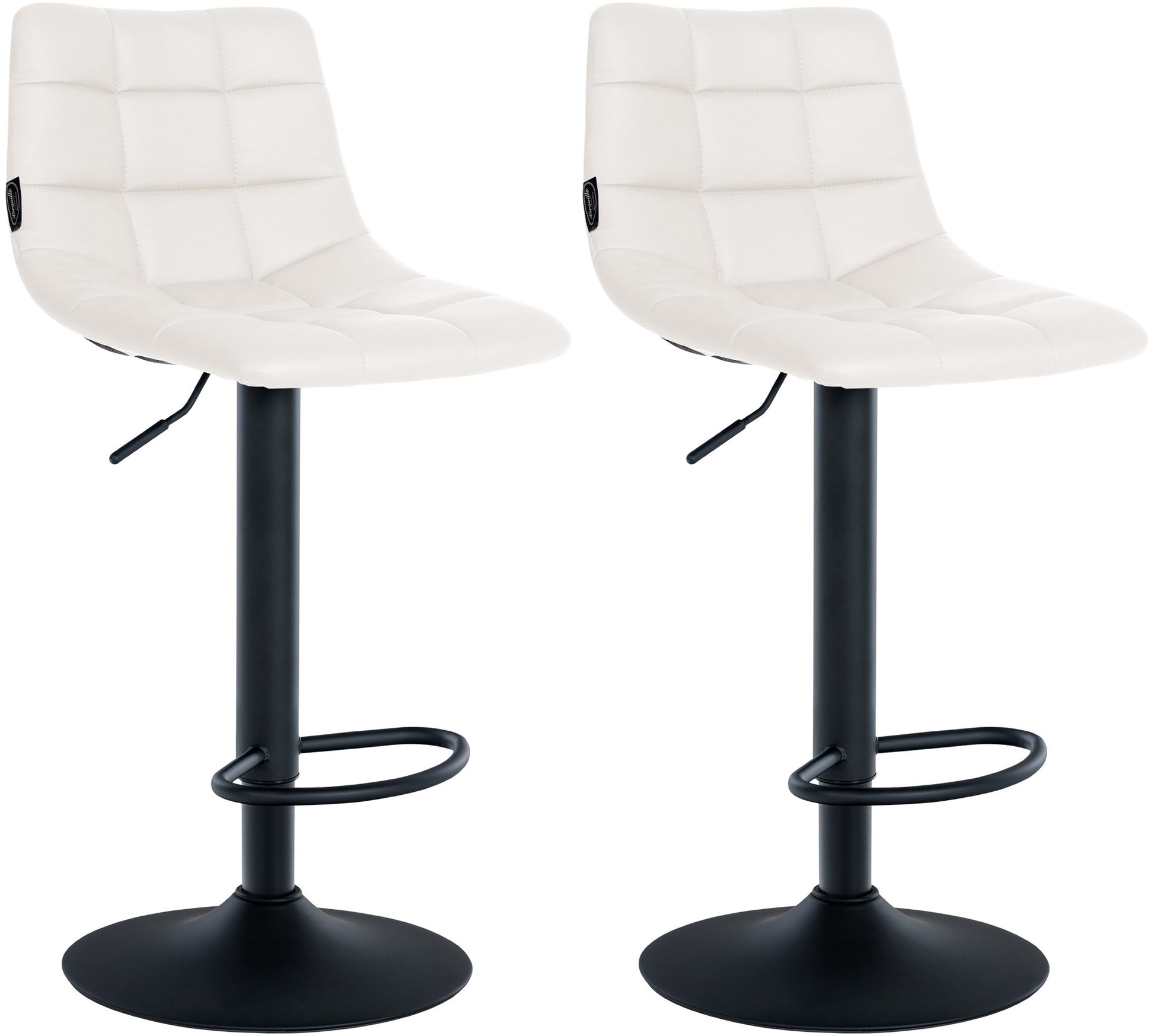 2er Set Barhocker Jerry Kunstleder - homemem39