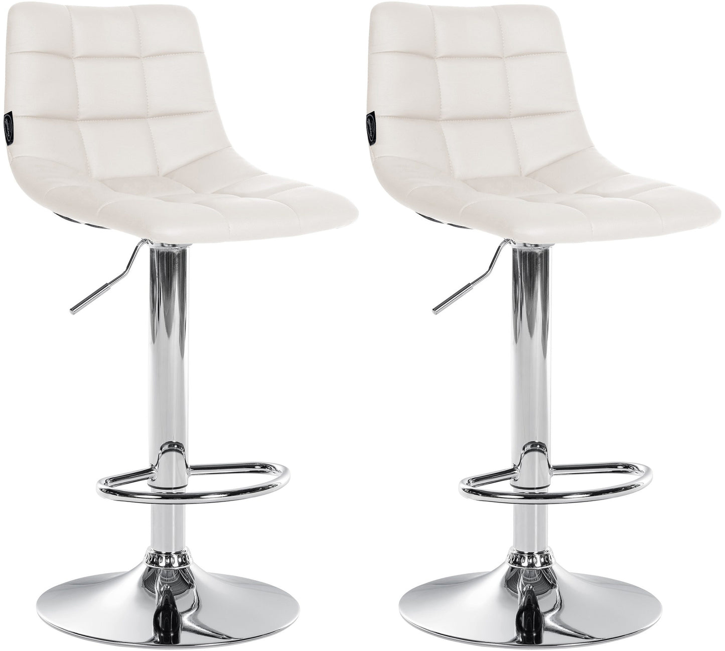 2er Set Barhocker Jerry Kunstleder - homemem39