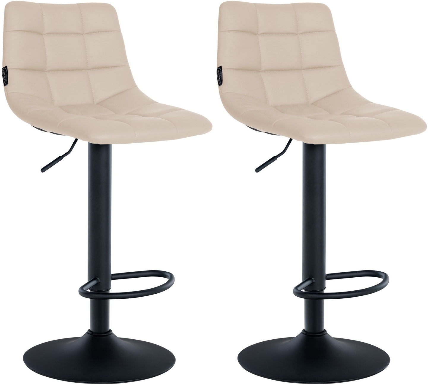 2er Set Barhocker Jerry Kunstleder - homemem39