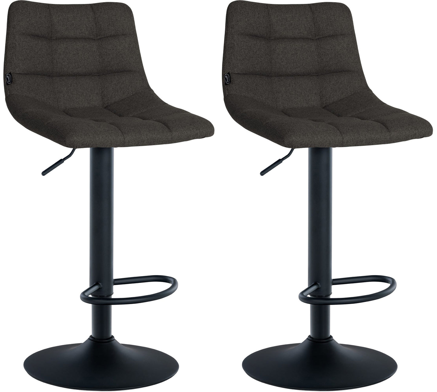 2er Set Barhocker Jerry Stoff - homemem39