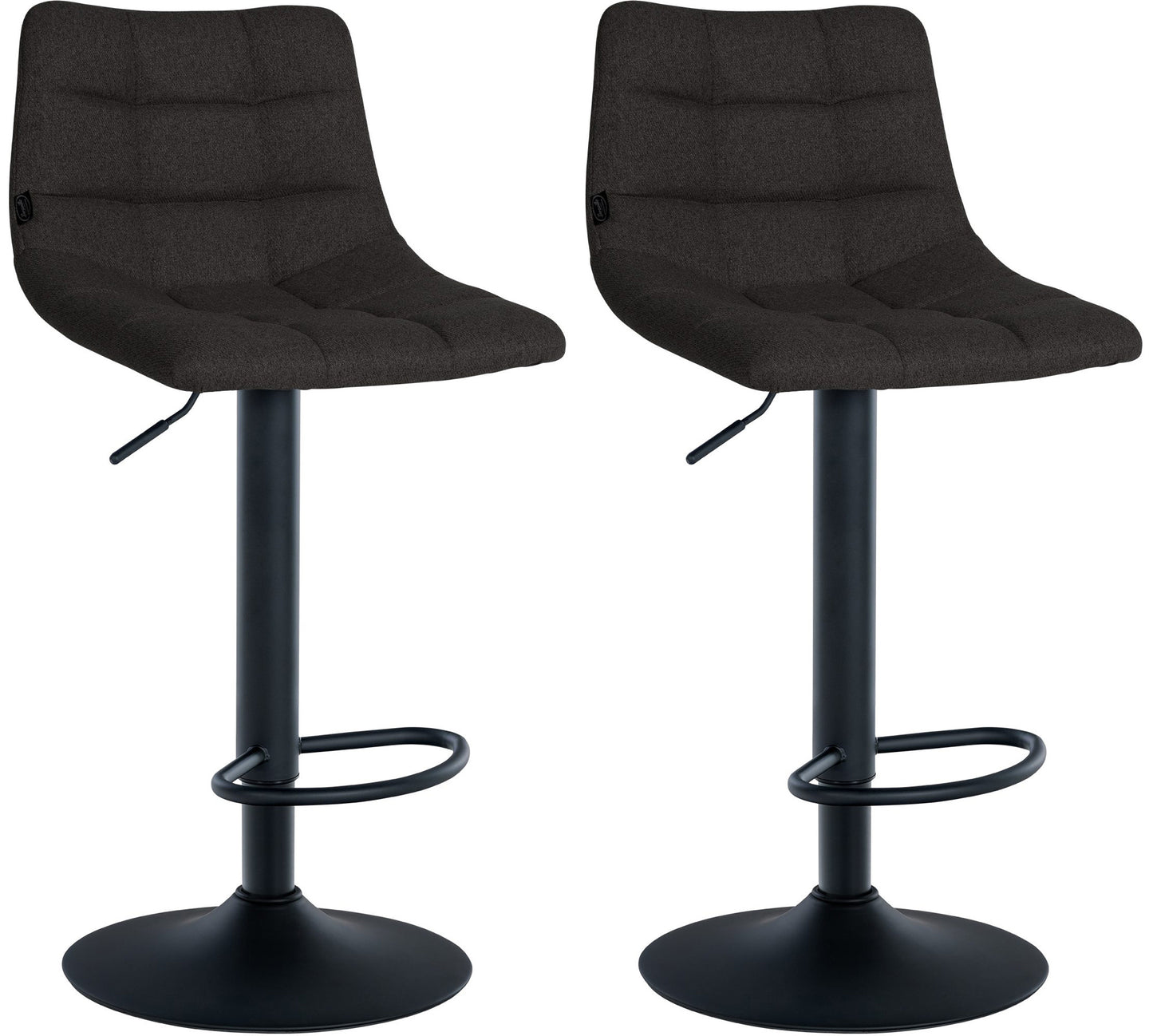 2er Set Barhocker Jerry Stoff - homemem39