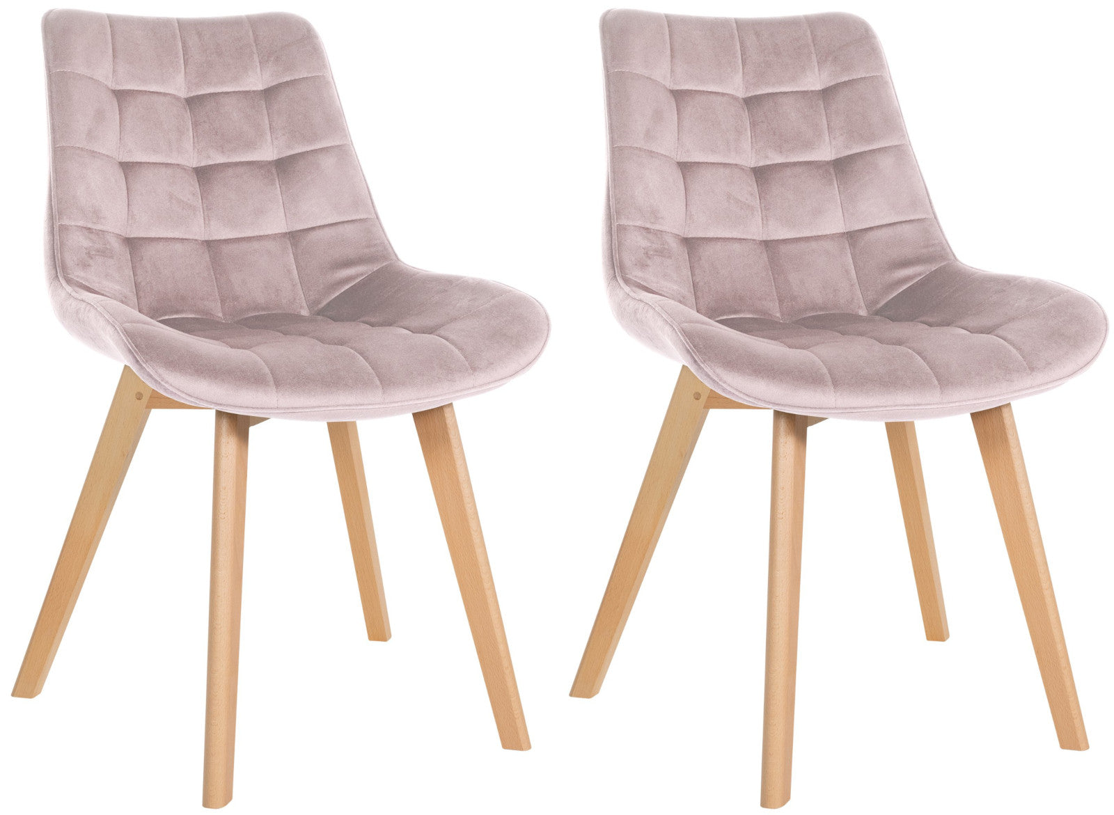 2er Set Stühle Brook Samt - homemem39