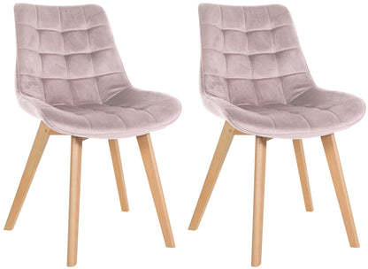 2er Set Stühle Brook Samt - homemem39