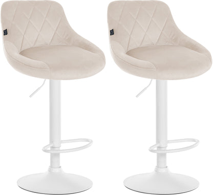2er Set Barhocker Lazio Samt - homemem39
