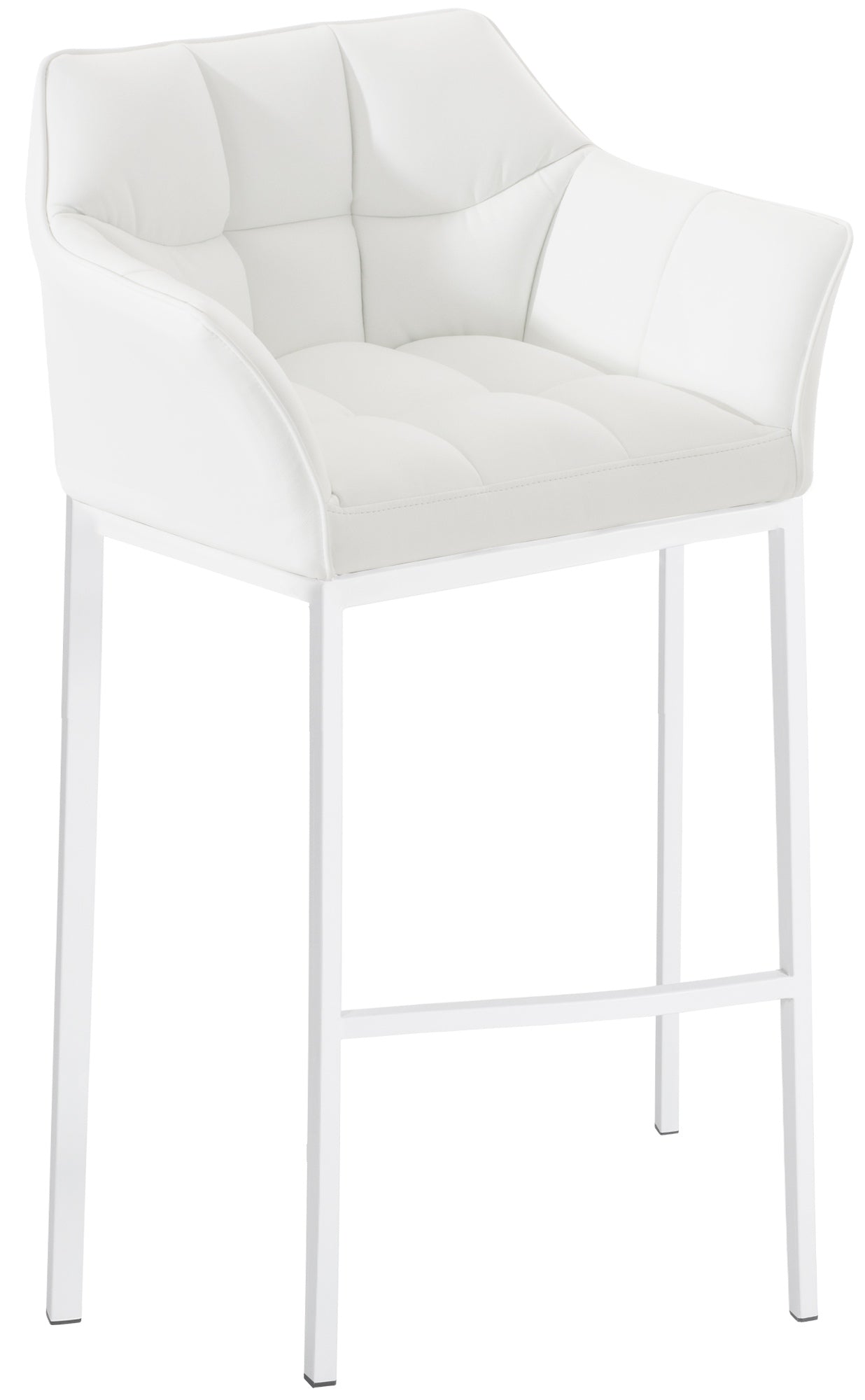 Barhocker Damaso Kunstleder mit 4-Fuß Gestell - homemem39