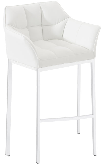 Barhocker Damaso Kunstleder mit 4-Fuß Gestell - homemem39