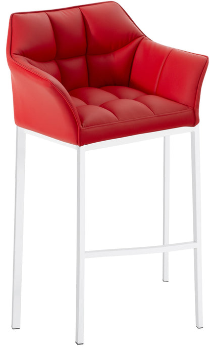 Barhocker Damaso Kunstleder mit 4-Fuß Gestell - homemem39