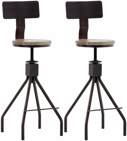 2er Set Barhocker Elko - homemem39