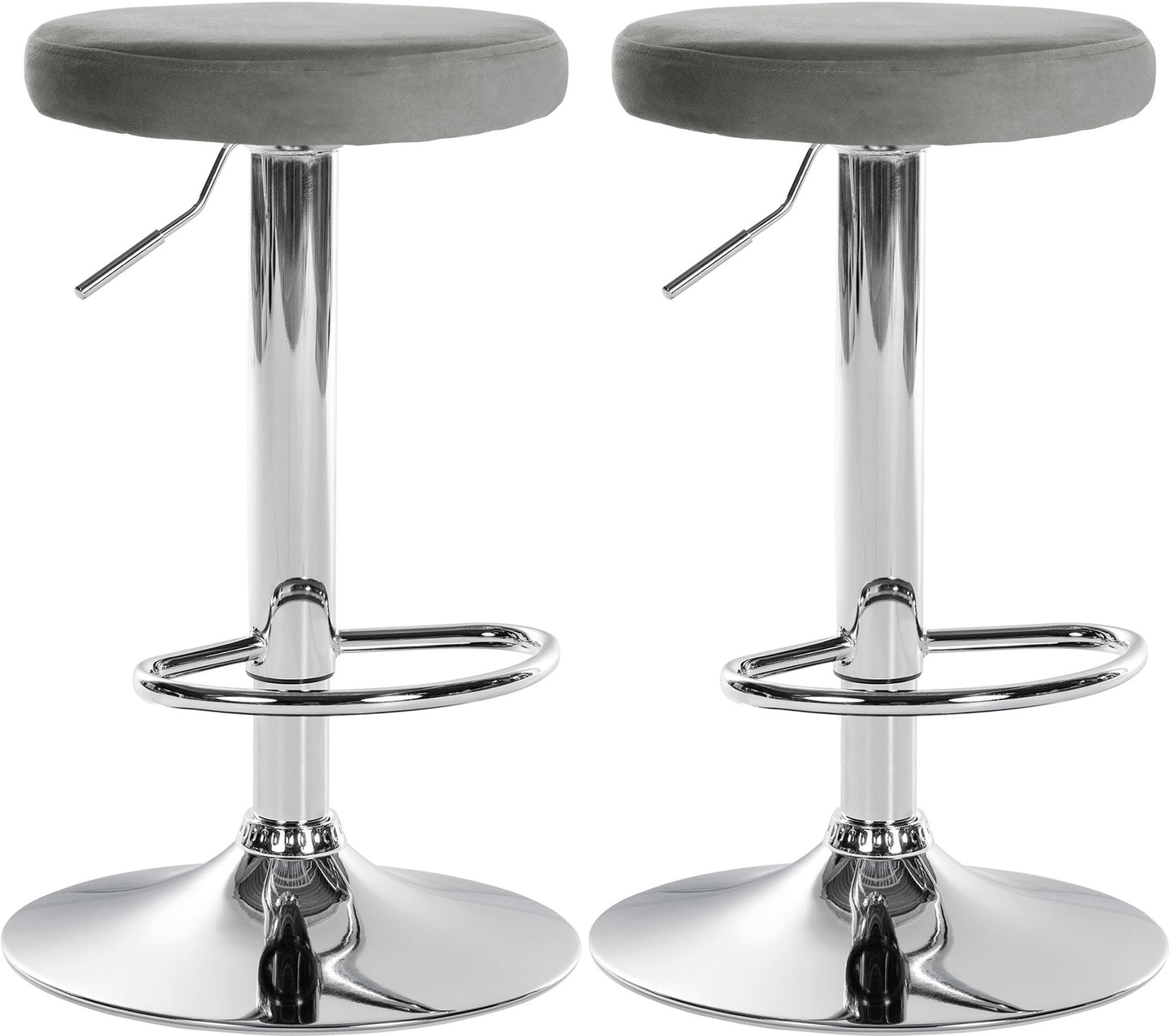 2er Set Barhocker Ponte Samt - homemem39