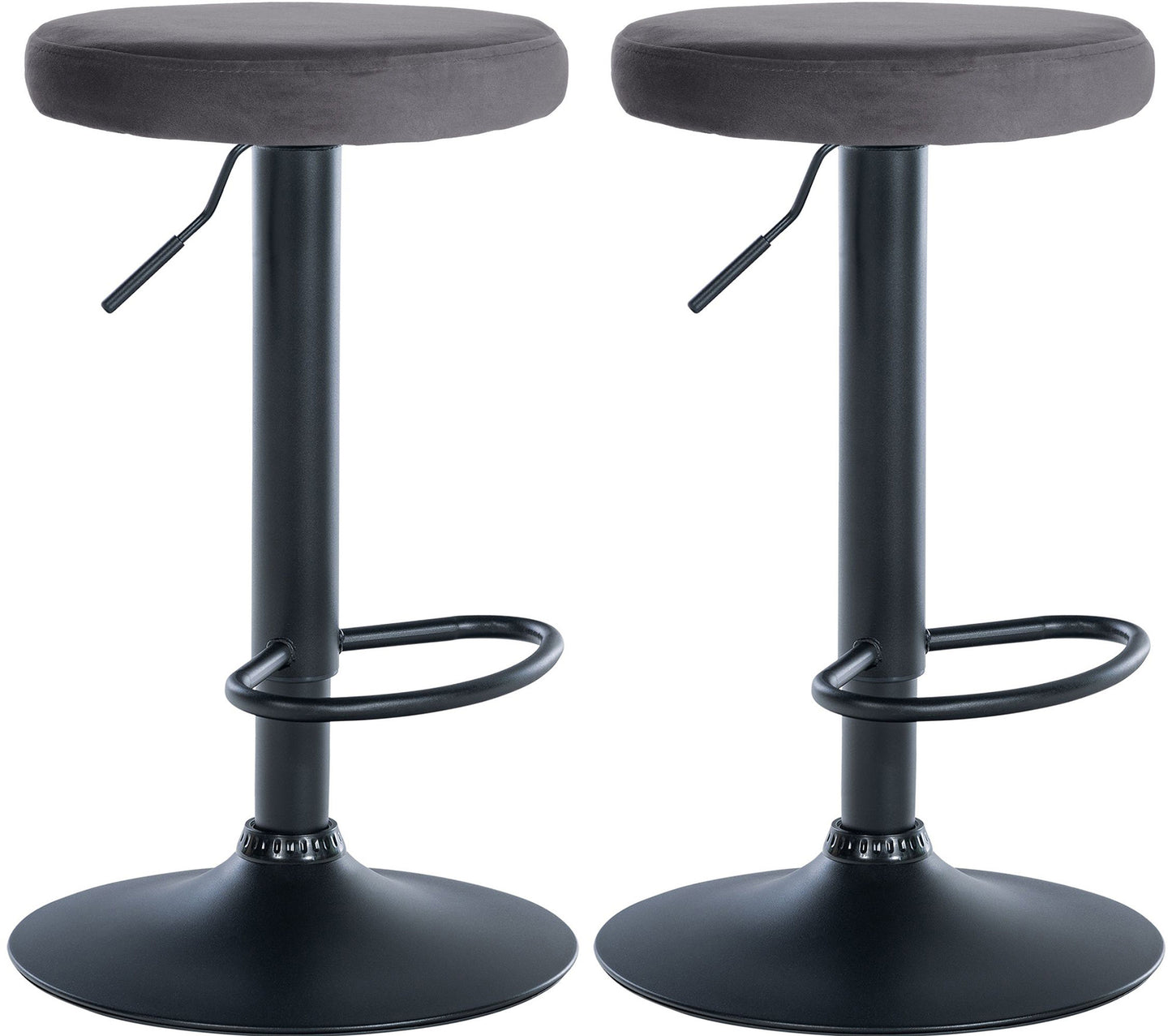 2er Set Barhocker Ponte Samt - homemem39