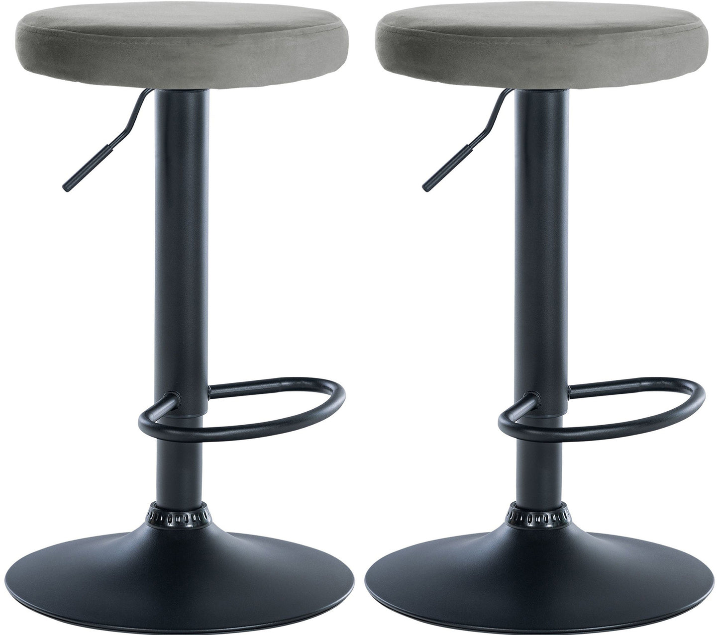 2er Set Barhocker Ponte Samt - homemem39