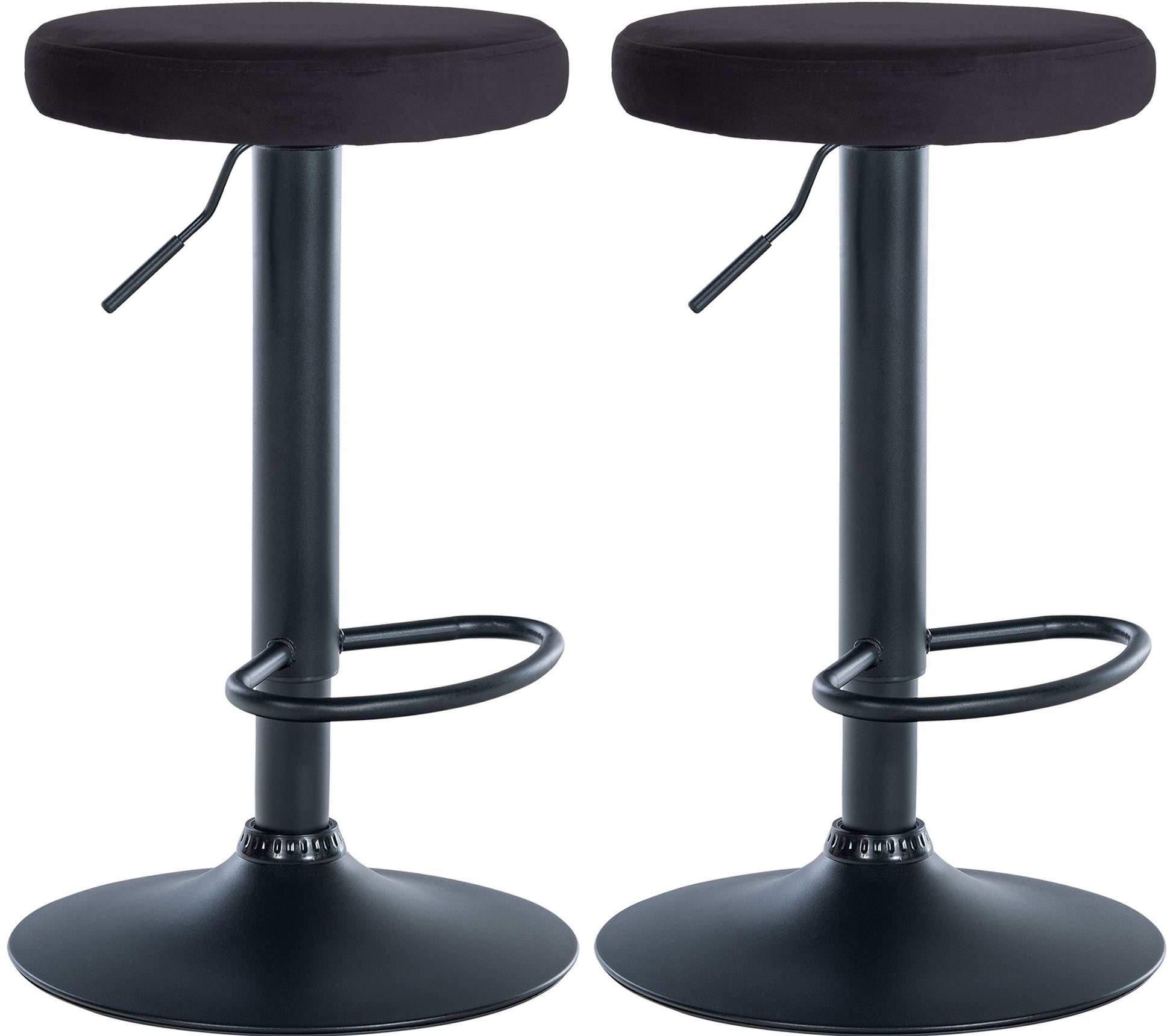 2er Set Barhocker Ponte Samt - homemem39