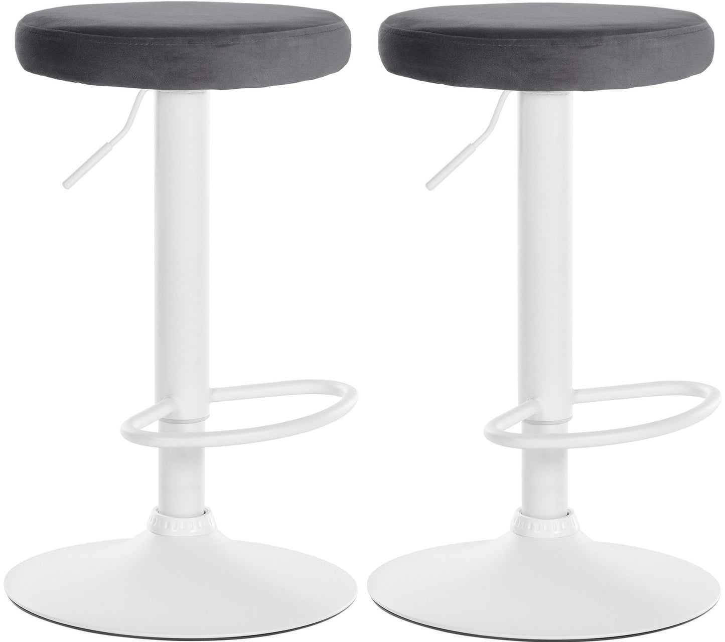 2er Set Barhocker Ponte Samt - homemem39