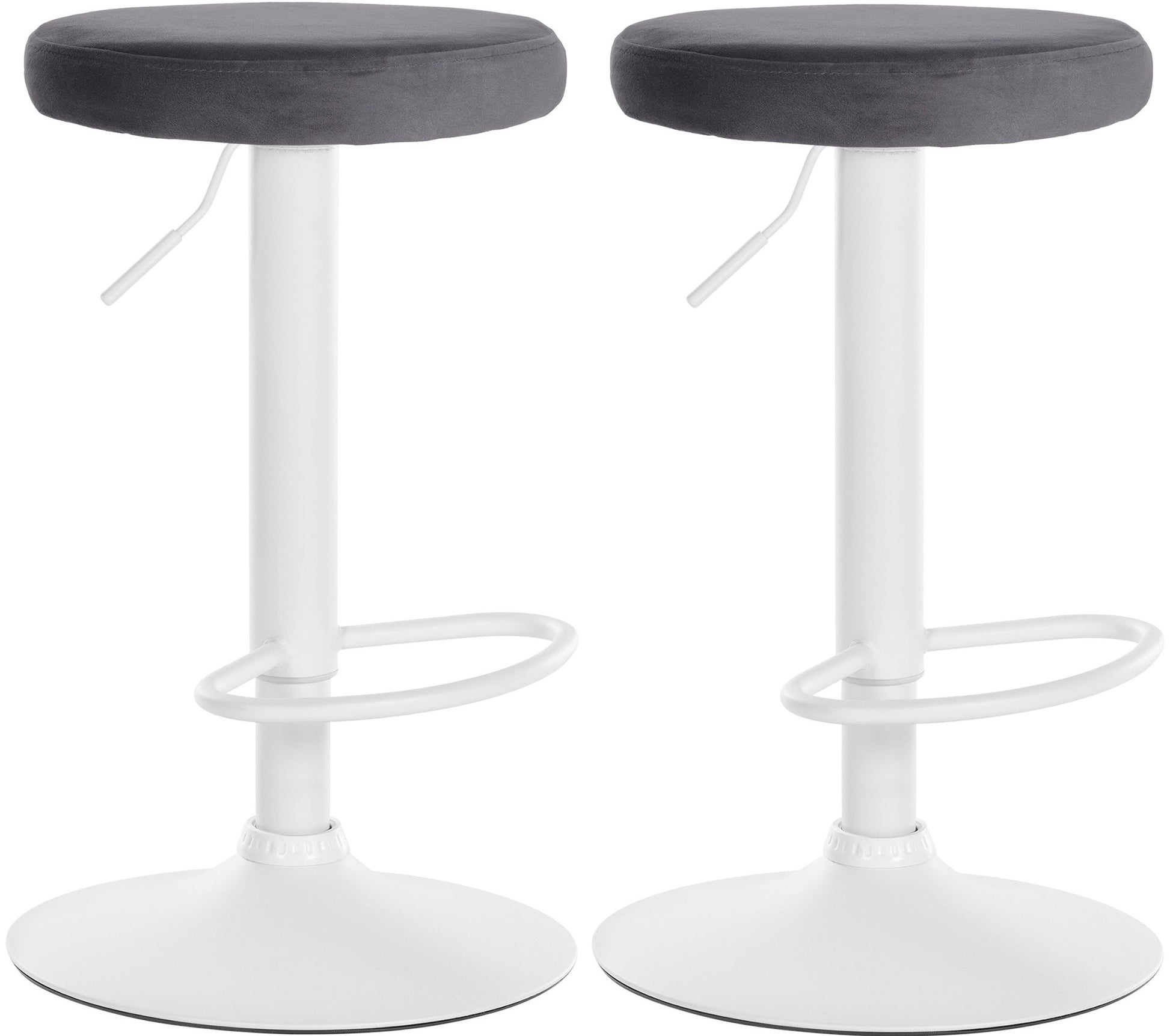 2er Set Barhocker Ponte Samt - homemem39