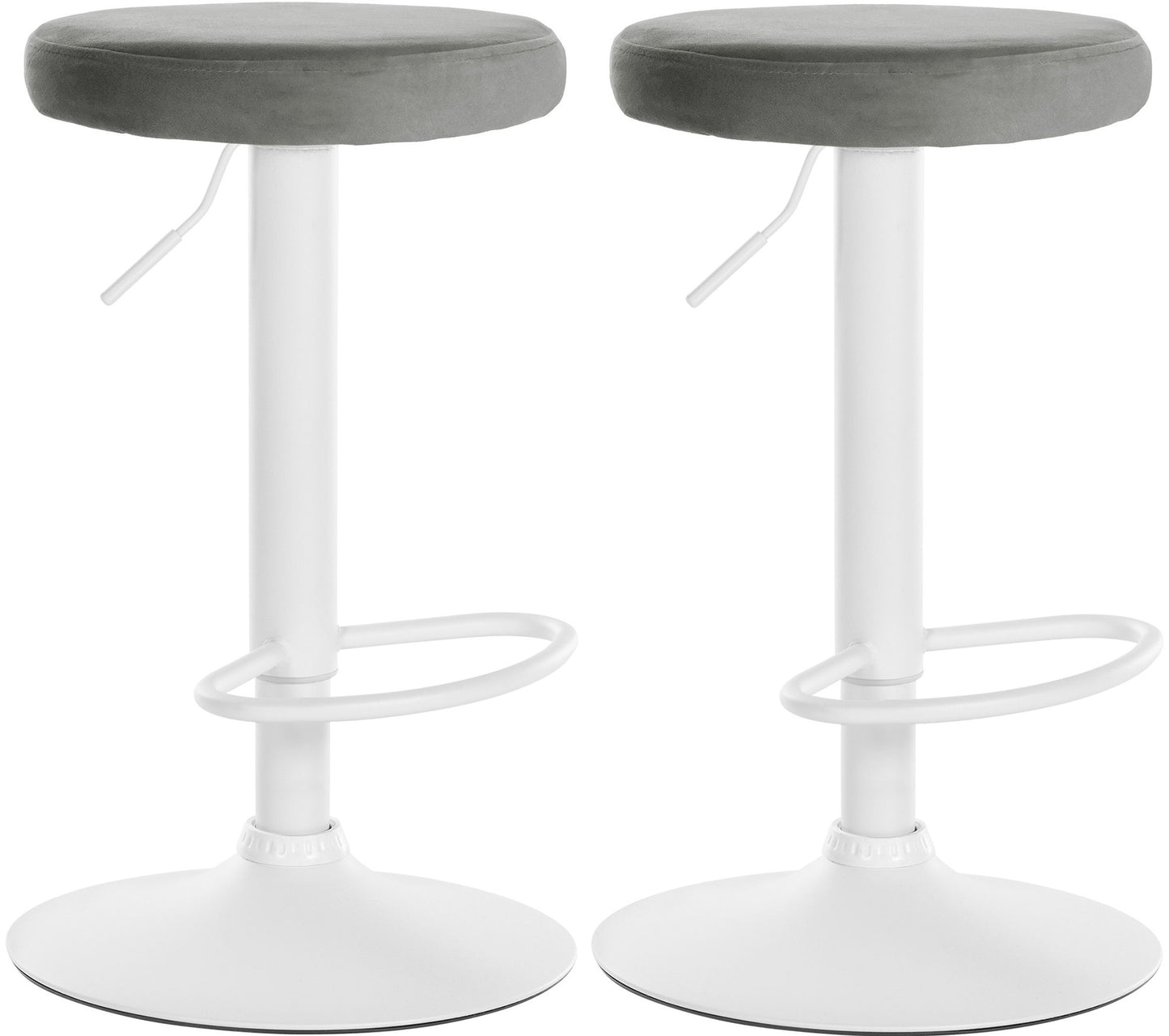 2er Set Barhocker Ponte Samt - homemem39
