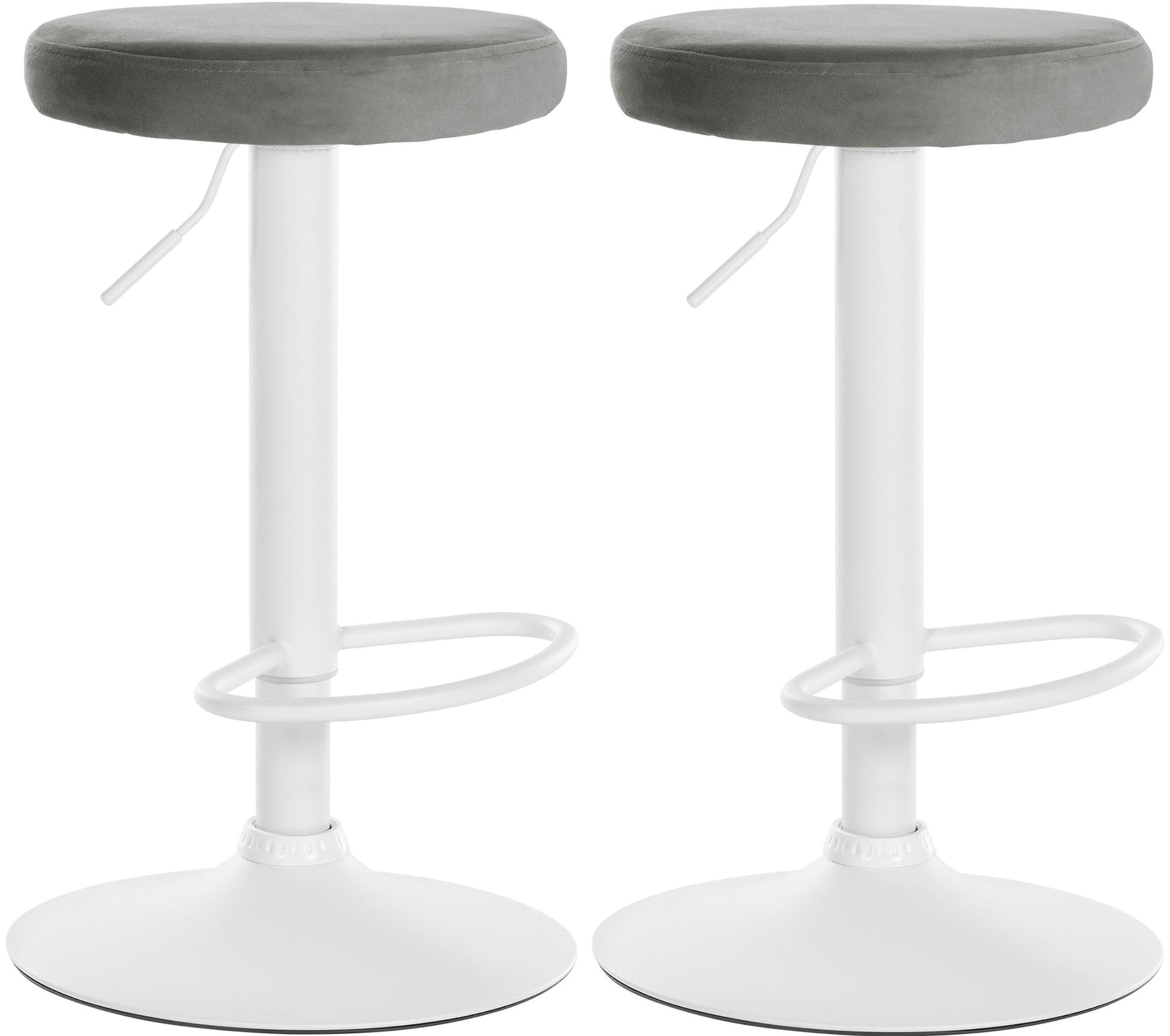 2er Set Barhocker Ponte Samt - homemem39