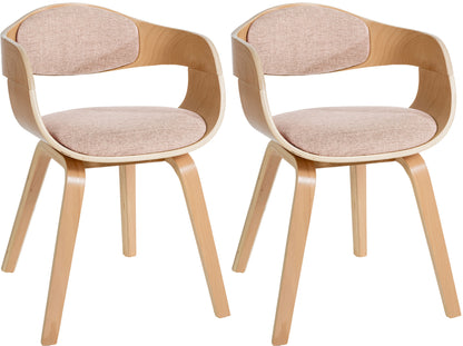 2er Set Stühle Kingston Stoff - homemem39