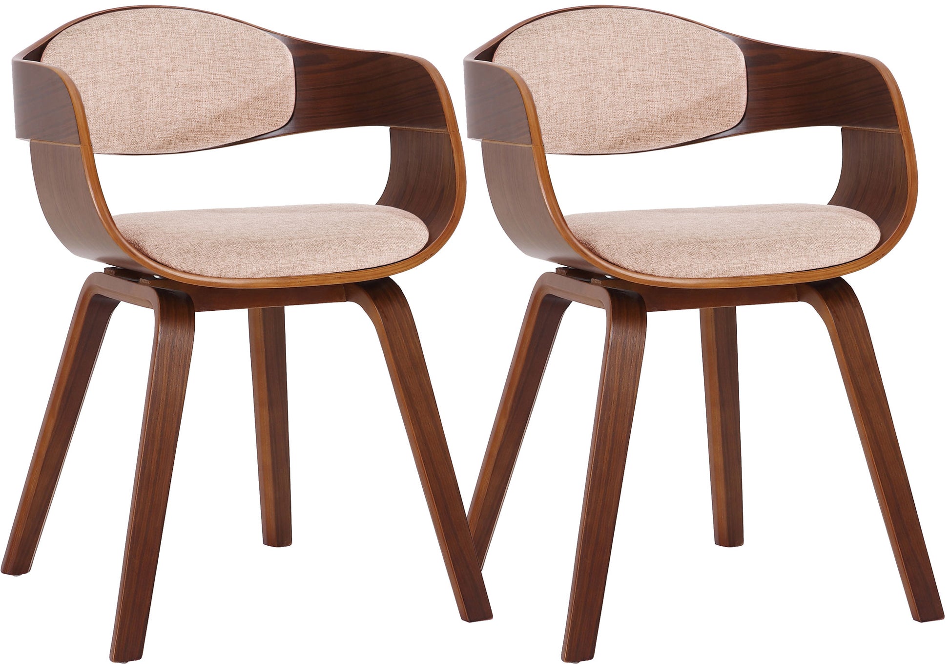 2er Set Stühle Kingston Stoff - homemem39