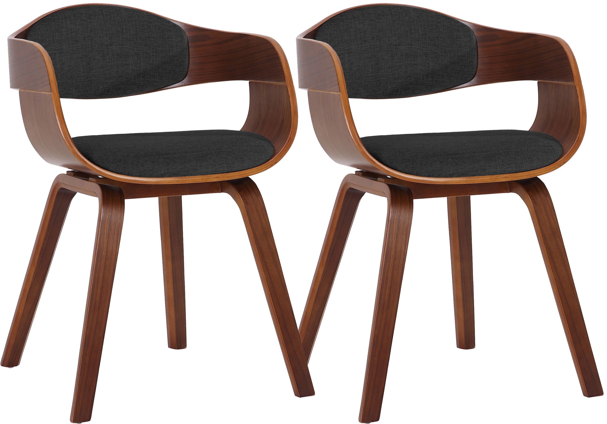 2er Set Stühle Kingston Stoff - homemem39