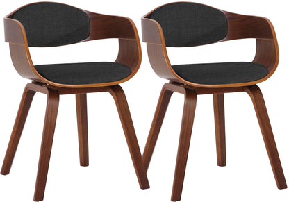 2er Set Stühle Kingston Stoff - homemem39