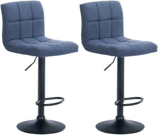 2er Set Barhocker Calma Stoff - homemem39