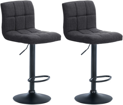 2er Set Barhocker Calma Stoff - homemem39