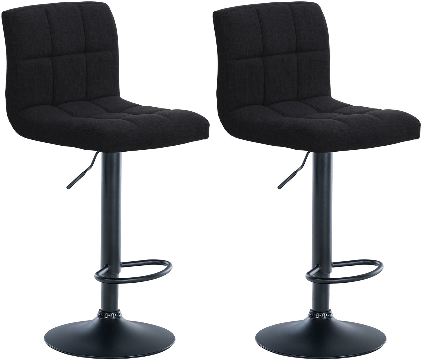 2er Set Barhocker Calma Stoff - homemem39