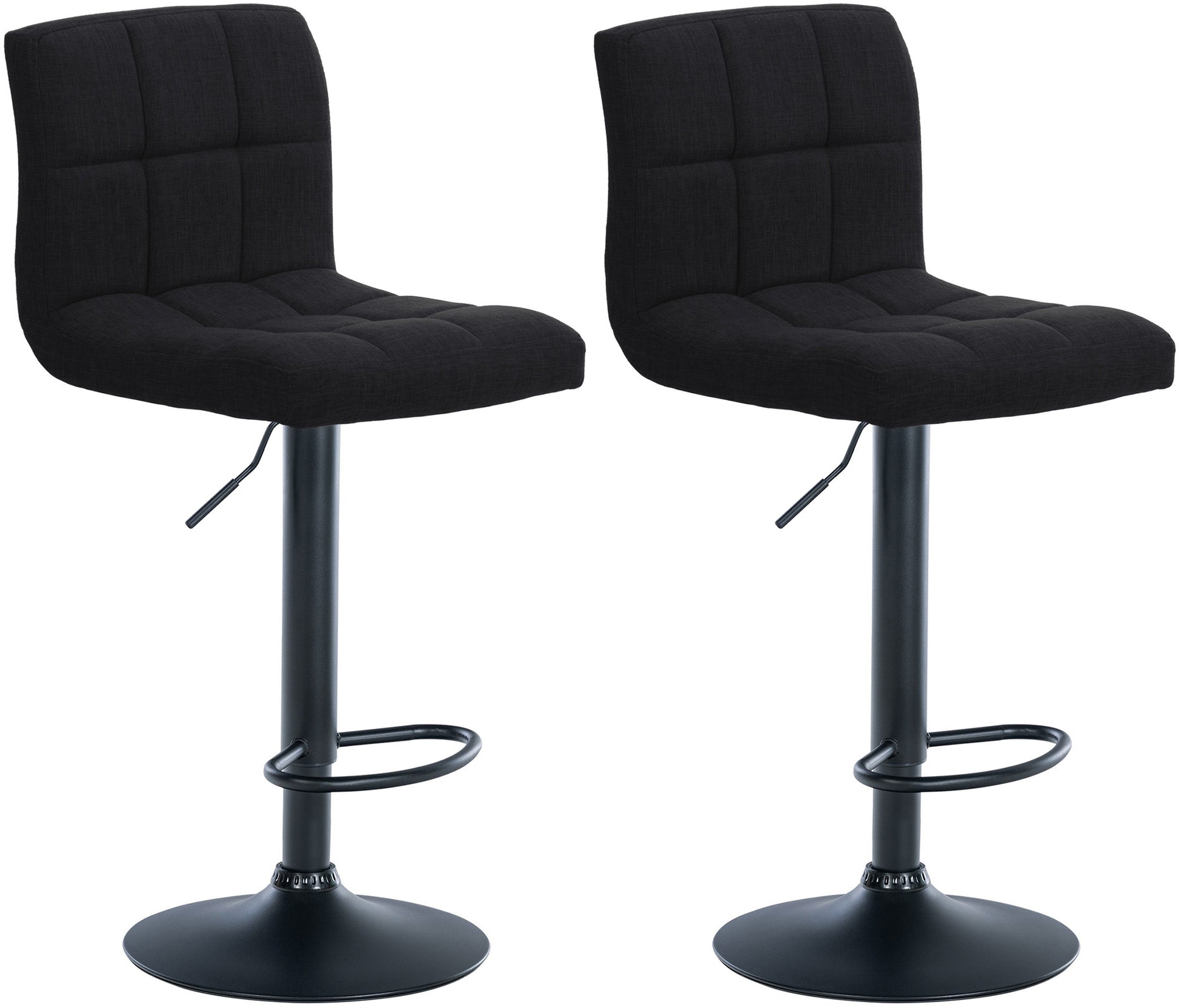 2er Set Barhocker Calma Stoff - homemem39