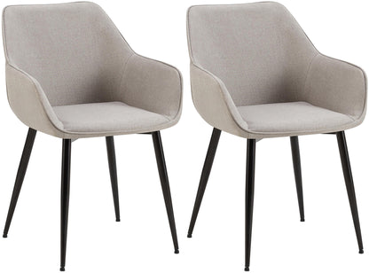 2er Set Esszimmerstuhl Vessa - homemem39