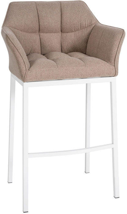 Barhocker Damaso Filz-Bezug mit Vierfußgestell - homemem39